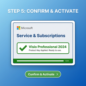 <span class=keywords><strong>Visio</strong></span> Professional 2024 ใบอนุญาตดิจิทัล ผูกบัญชี ใช้งานได้ทั่วโลก ใช้งานได้ตลอดชีพ ส่งมอบทันที สำหรับ Win10/11 มีสินค้าในสต็อก - Product Image 6