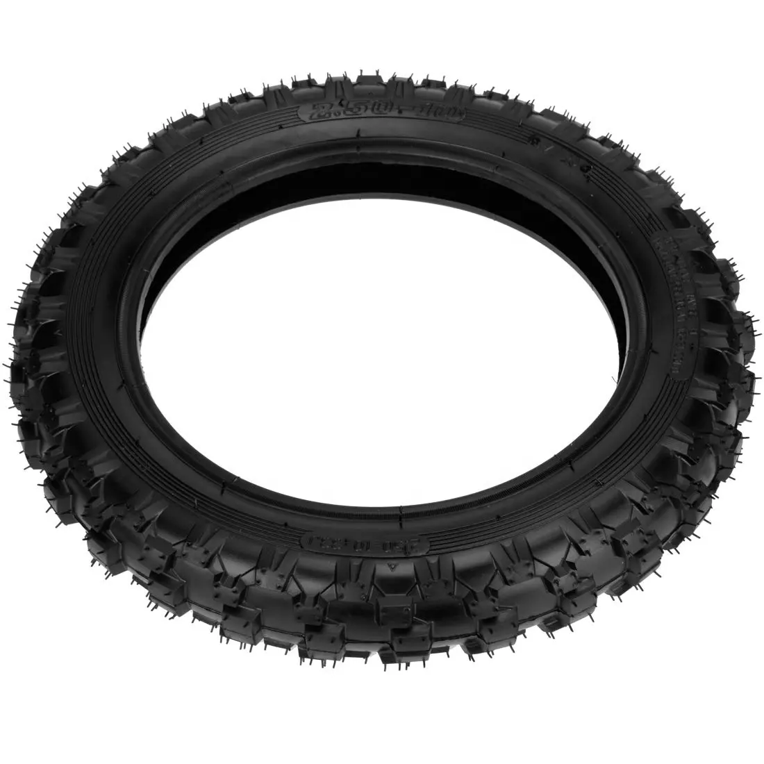 HIAORS – pneu à crampons 2.50x10, pour tout-terrain, Pit Dirt Rocket Bike Baja DR49 DB10 PW50 YZinger TTR50 KDX50 DR-Z70 JR50