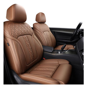 Housses de siège de voiture en cuir de luxe sur mesure pour BMW Série 7/5/3 X5/X3/X1 E46/E90/E60/F30/F10/E39 - Ensemble complet 5 places - Product Image 1