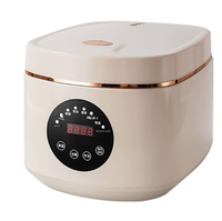 Cuiseur à riz électrique 5L en forme de baril, contrôle tactile, contrôle par application, minuteur pour gâteaux, fonction de réservation pour riz en pot, tasse doseuse