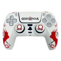 Coque de protection en silicone avec impression couleur pour manette de jeu PlayStation 5 PS5 DualSense