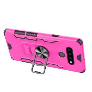 Nouveau Design Caché Kickstand Étui De Couverture Arrière de Téléphone pour LG Stylo 6 PC étui de protection pour LG K51 - Product Image 5