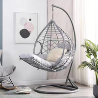 Panier suspendu de balcon, chaise en rotin, balançoire d'intérieur et d'extérieur, chaise oeuf, cour jardin