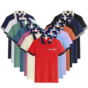 Sense of New Technology Popular Men's Polo Shirts Summer Ice Silk Fabric T Shirts Anti-Pilling With Custom Logo - Product Image 4