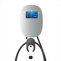 Borne de recharge murale pour VE 7kW 11kW 22kW Type1 Type2 J1772 NACS GBT CCS1 CCS2 OCPP DLB WiFi APP IP65 Résidentiel OEM Usine