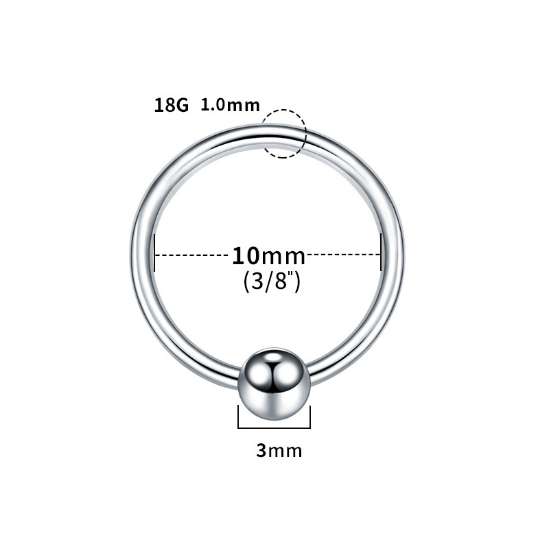 Titanium 1.0*10 3mm beads