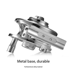 Bobine pré-enspulée entièrement métallique avec mécanisme de déclenchement, adaptée à l'utilisation des deux mains (gauche et droite), pour la pêche au <span class=keywords><strong>surfcasting</strong></span> et la pêche à la mouche. - Product Image 5