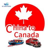 Ever Ocean Ddp Tasas de entrega rápida Lcl Trucking Puerta a puerta Transportista marítimo Fcl Flete Shenzhen Agente de envío a EE. UU. Canadá