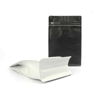 Black Plastic Seal Foil Recyclable Waterproof Convenient Gravure Printing Bpa Free Storage Black Valve Free Sample Plastic Custom Coffee Bags