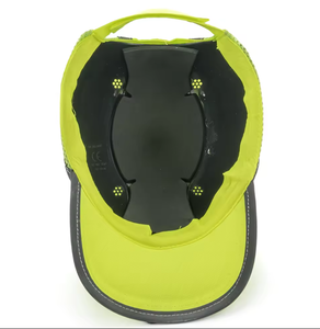 Coque en plastique ABS détachable de haute qualité Insert bande réfléchissante Casque de protection à bord court Chapeau de sécurité Bump Cap - Product Image 6
