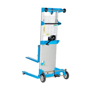 Elevador portátil manual de elevación popular de aluminio y acero de alta calidad de 350lbs para que el operador mueva productos de elevación y descenso - Product Image 1