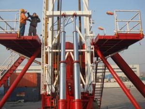 มณฑลซานตงนอกเหนือจากบ่อน้ำมัน Workover XJ450รถบรรทุกติดตั้งแท่นขุดเจาะที่ทำในประเทศจีน - Product Image 2