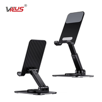Support de téléphone rotatif à 360° en aluminium de luxe, support de tablette réglable pour bureau, support mobile universel pliable pour bureau