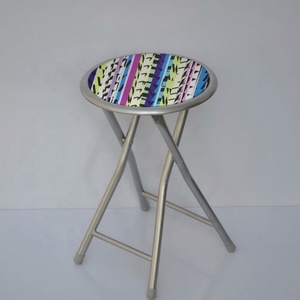 เก้าอี้โลหะแบบซ้อนได้พร้อมองค์ประกอบหนังและโลหะสำหรับห้องนั่งเล่น - Product Image 4