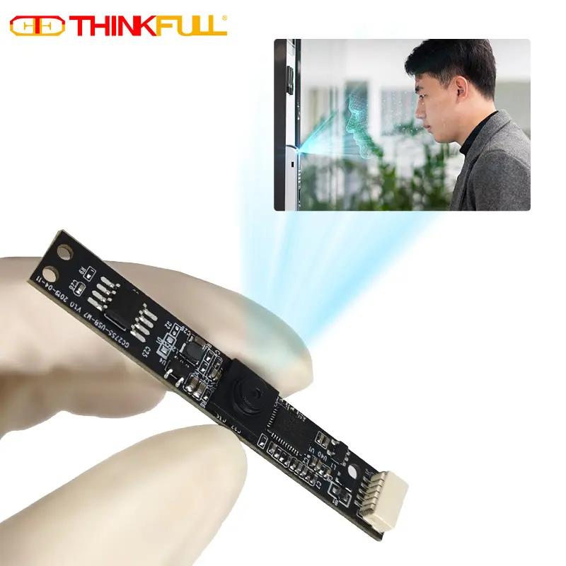 OEM USB2.0 UVC 2MP 1080P GC2755 센서 고정 초점 안면 인식 카메라 모듈 USB 수동 초점