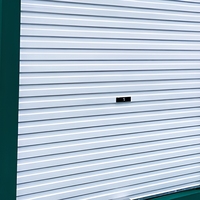Rumah Kontainer Penyimpanan Baja Modular Portabel 20FT 40FT Gudang Mini Mobile Pintu Gulung untuk Halaman Rumah Pertanian
