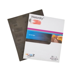 Papel de <span class=keywords><strong>Lija</strong></span> Abrasivo de Carburo de Silicio de Alta Calidad, Resistente al Agua, Grano 60 a 2000, para Uso en Húmedo y Seco - Product Image 1