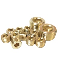 Accessoires de moulage par injection GBW : Bouchon de tuyau hexagonal en laiton à filetage mâle, embouts de pression, pièces CNC