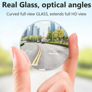 2 Inch Round Raised Side <b>Car</b> Rearview <b>Mirror</b> Assist Blind Spot with <b>Car</b> Rear View Mirros - Product Image 4