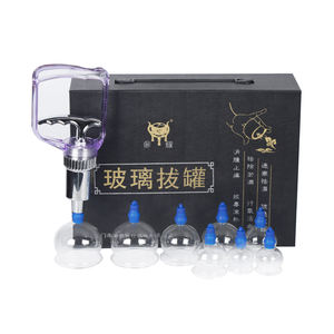 8 unids/set de ventosas Anti celulitis vacío de catación TCM masaje de la acupuntura del cuerpo tazas de la succión - Product Image 1