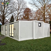Villa de luxe Casa préfabriquée prête à l'emploi, maison conteneur extensible de 20 à 40 pieds, 2, 3, 4, 5 chambres, maison préfabriquée portable mobile, mini-maison