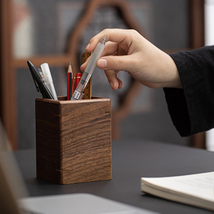 Walnut Wood <b>Tea</b> <b>Set</b> Holder Square Convenient <b>Tea</b> Ceremony Accessories - Product Image 4