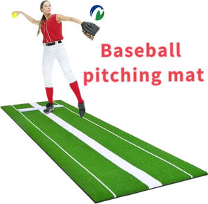 Tapis de lancer de softball MCG Antifade Denser Turf Antislip PU Bottom 10' X 3' pour extérieur et intérieur - Product Image 1