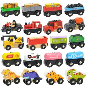 Harga Bagus Mainan Kereta Mobil dengan Set Jalur Mainan Kereta Api Cina Kereta Mainan Set Magnetik