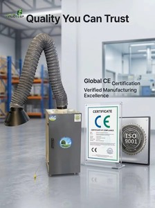 Extractor <span class=keywords><strong>de</strong></span> Humo <span class=keywords><strong>de</strong></span> Soldadura Industrial Móvil <span class=keywords><strong>de</strong></span> Alta Eficiencia con Flujo <span class=keywords><strong>de</strong></span> Aire <span class=keywords><strong>de</strong></span> 3500m/h para Soldadura MIG TIG por Arco - Product Image 2