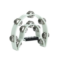 Wholesale Orff Style CE Certified 3+ Years Half Moon Design Hand Bell Grip Percussion Tambourine Party Musical Instrument