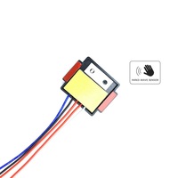 Swipe LED Capteur de mouvement Gradateur Conception d'onde mains libres 12-24V DC Entrée Commutateur manuel Type Contrôleur Commutateur miroir sans contact