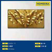 Arte de pared de cristal de 40x60cm con marco de oro negro para decoración del hogar Juego en caja de 24 piezas Arte de pared enmarcado - Product Image 1