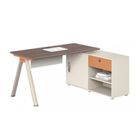 Poste de travail de bureau en îlot, bureau informatique moderne avec cloison de séparation pour employé, ensemble de mobilier de luxe en forme de L pour personnel, vente en gros