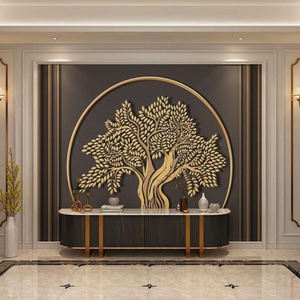 Papier peint de fond léger arbre à billets TV Film et télévision Papier peint mural sans couture Nouveau papier peint de salon - Product Image 3