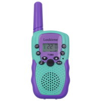 Nouvelle radio talkie-walkie bleue T388, cadeaux d'anniversaire pour enfants, talkie-walkie, jouet pour enfants, interphone sans fil, communication extérieure