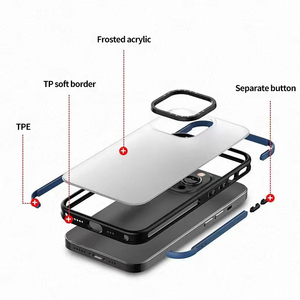Ốp Điện Thoại Di Động Trong Suốt Gồ Ghề Chống Sốc Cho <span class=keywords><strong>Iphone</strong></span> <span class=keywords><strong>7</strong></span>/8 <span class=keywords><strong>Plus</strong></span> X Xr 11 12 13 14 Pro Max Ốp Điện Thoại Di Động Trong Suốt Bằng Nhựa PC TPU - Product Image 5