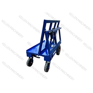 New Design Heavy Duty 800kg Foldable Glass Moving <b>Trolley</b> for Warehouse Metal a Frame Cart Double Sided Transport Cart for Glass - Product Image 3