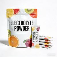 Poudre d'hydratation électrolytique pour adultes au goût fraise, soutien immunitaire, énergie, soulagement du stress, non destiné aux femmes enceintes