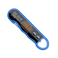 Thermomètre de barbecue numérique personnalisé OEM & ODM aimant de rétroéclairage pliable et étanche Thermomètre ménager à lecture instantanée