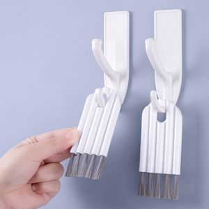 2024 multifonctionnel tasse couverture cuisine brosse Nylon 5 rangées petites brosses ménage rainure Gap tasse nettoyage brosse outils - Product Image 4