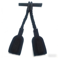 Sangle de traction personnalisée 90LB avec poignée, élastique et réglable, multifonctionnelle, pour entraînement de résistance avec pédale et poignée