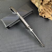 Couteau pliant de poche Code 4 Outdoor S35VN avec lame en acier, manche en alliage d'aluminium, couteau tactique pour le camping et la chasse
