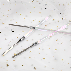 BQAN-MANGO acrílico holográfico, varilla agitadora, pincel de espátula para uñas, herramienta de pincel de poligel para <span class=keywords><strong>arte</strong></span> de uñas - Product Image 4