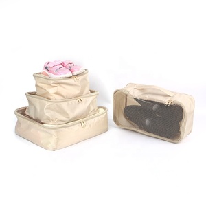 De tela impermeable 4 piezas Cubo de embalaje conjunto fácil de <span class=keywords><strong>llevar</strong></span>. - Product Image 6