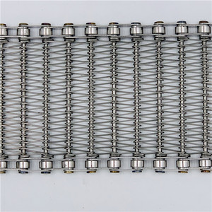304 thép không gỉ <span class=keywords><strong>Flex</strong></span> dây lưới băng tải - Product Image 2