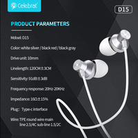 Earbud Tipe c kualitas tinggi earphone tipe-c berkabel headphone USB-C headset bebas genggam untuk iphone 16 pro max