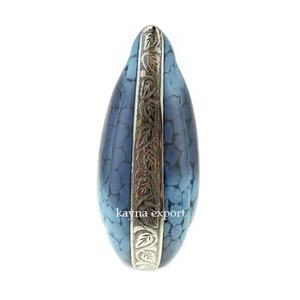 Urna en forma de lágrima grabada en metal fundido, urna en forma de lágrima grabada en metal para venta al por mayor, directa de fábrica, precios baratos, urnas en forma de lágrima de diseñador - Product Image 1