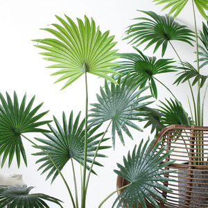 Grand Bonsaï Décoration Salon Plancher Areca <span class=keywords><strong>Palmier</strong></span> Faux Arbre Faux Pot Simulation Plante Verte Ornements Simulation Ventilateur <span class=keywords><strong>Palmier</strong></span> - Product Image 4