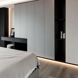 Meubles de chambre à coucher : Dressing, Armoire de chambre à portes battantes, Armoire abordable avec coiffeuse - Product Image 2