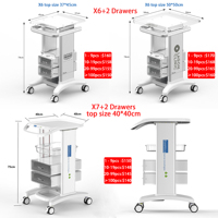 Machine de beauté faciale Portable 2023, chariot de Salon, Mini chariot Mobile de Spa, Table de refroidissement de la peau, chariot avec 4 roues